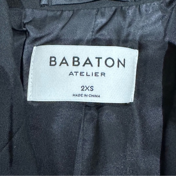 Babaton Atelier XXS 2XS Blazer Oversized Black Capsule Classic Preppy Goth - Picture 3 of 5